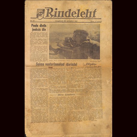 18310	 RINDELEHT	 No. 27-1943 - 20.November 1943	