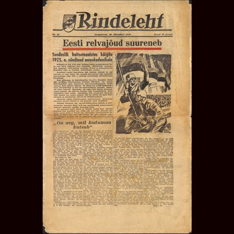 18311	 RINDELEHT	 No. 24-1943 - 30.Oktober 1943	