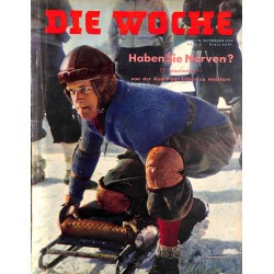 2695	 DIE WOCHE	-No.	8-1939		 WWII magazine - 	car exhibition	, 42 pages,	,german illustrated magazine, many photos	