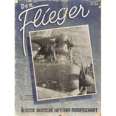 2748	 DER FLIEGER	-No.	12-1942	-	WWII german aviation magazine 	 content:	Messerschmitt Taifun Messerschmitt airplanes modells