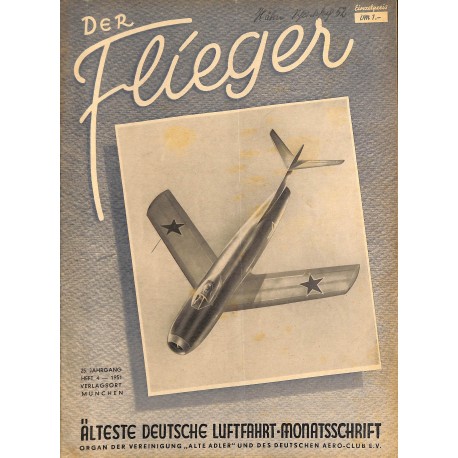 2764	 DER FLIEGER	-No.	4-1951	-	WWII german aviation magazine 	 content:	airplanes, technic, advertisments		