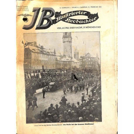 3108 ILLUSTRIERTER BEOBACHTER 	No. 	8-1931	-	February 21 		