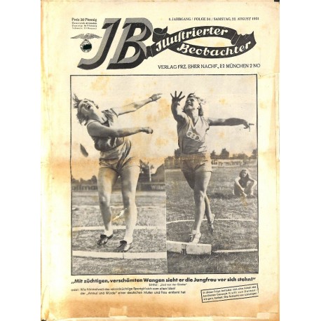 3134	 ILLUSTRIERTER BEOBACHTER 	 No. 	34-1931	-	August 22		