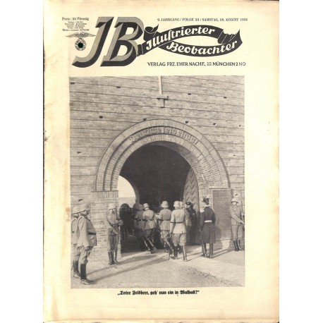 3484	 ILLUSTRIERTER BEOBACHTER 	 No. 	33-1934	-	August 18	