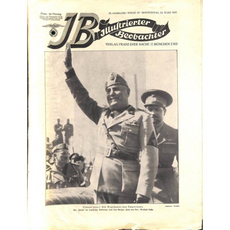 3712	 ILLUSTRIERTER BEOBACHTER 	 Jews No. 	12-1937	-	March 25	 