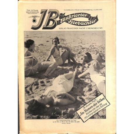 3724	 ILLUSTRIERTER BEOBACHTER 	 Hanna Reitsch No. 	24-1937	-	June 17	