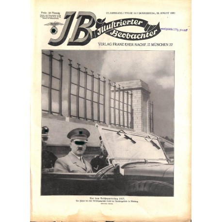 3734	 ILLUSTRIERTER BEOBACHTER 	 No. 	34-1937	-	August 26	