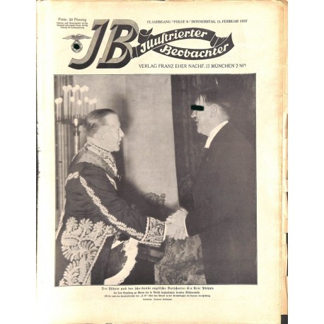 3758	 ILLUSTRIERTER BEOBACHTER 	 No. 	6-1937	-	February 11	