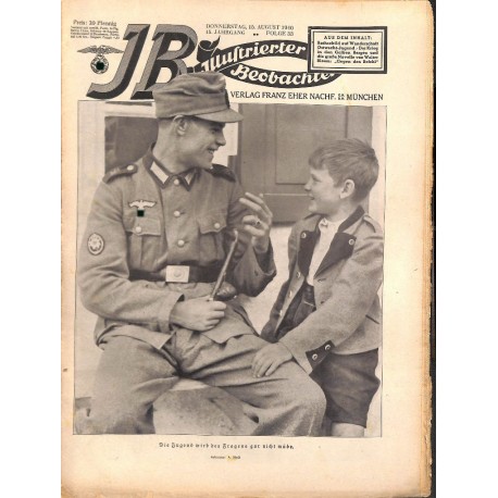 4033	 ILLUSTRIERTER BEOBACHTER 	 Jew WWII No. 	33-1940	-	August 15	 