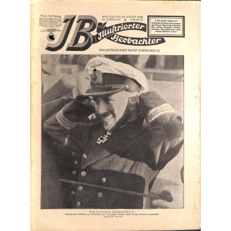 4035	 ILLUSTRIERTER BEOBACHTER 	 WWII No. 	35-1940	-	Agust 29	 