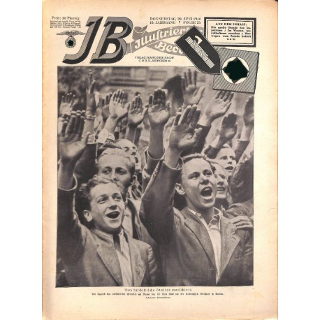 4069	 ILLUSTRIERTER BEOBACHTER 	 with Sonderbeilage WWII No. 	25-1940	-	June 20	 