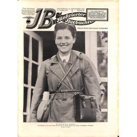 4090	 ILLUSTRIERTER BEOBACHTER 	 Jews WWII No. 	37-1940	-	September 12	