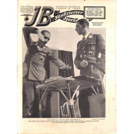 4093	 ILLUSTRIERTER BEOBACHTER 	 Waffen-SS WWII No. 	40-1940	-	October 3	