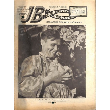 4126	 ILLUSTRIERTER BEOBACHTER 	 Waffen-SS WWII No. 	26-1941	-	June 26	 