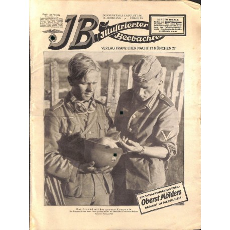 4133	 ILLUSTRIERTER BEOBACHTER 	 Waffen-SS WWII No. 	33-1941	-	August 14	