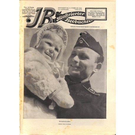 4156	 ILLUSTRIERTER BEOBACHTER 	 INCOMPLETE WWII No. 	6-1941	-	February 6	