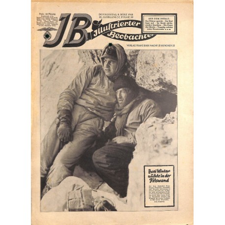 4160	 ILLUSTRIERTER BEOBACHTER 	 INCOMPLETE WWII No. 	10-1941	-	March 6	 