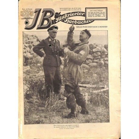 4163	 ILLUSTRIERTER BEOBACHTER 	 Jews & Crete WWII No. 	25-1941	-	Juni 19	