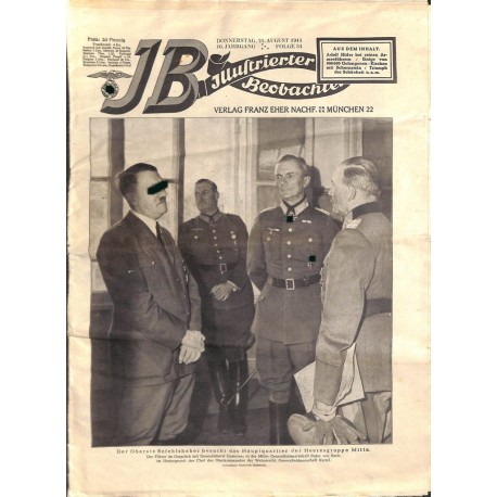 4166	 ILLUSTRIERTER BEOBACHTER 	 Waffen-SS WWII No. 	34-1941	-	August 21	