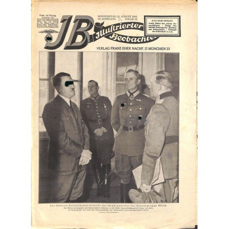 4167	 ILLUSTRIERTER BEOBACHTER 	 Waffen-SS WWII No. 	34-1941	-	August 21	