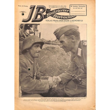 4364	 ILLUSTRIERTER BEOBACHTER 	 SS Maiden WWII No. 	32-1943	-	August 12	 