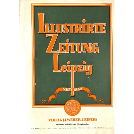 5451	 ILLUSTRIRTE ZEITUNG	 No.	4860	 May 5	 content:	44 pages, Viktor Emanuel III, King of italy, emperor of Ethopia, Mussolini