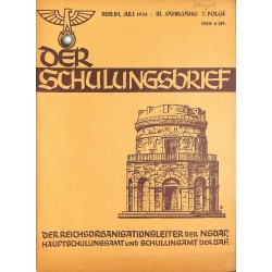 6409	 DER SCHULUNGSBRIEF	 No. 7	-1936	-	3rd year, June	Ein Vorkämpfer des Rassegedankens, Der Reichsgründer