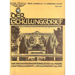 6422	 DER SCHULUNGSBRIEF	 No. 1	-1937	-	4th year, January	Was steht vor uns? Ein Wort für 1937