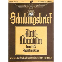 6427	 DER SCHULUNGSBRIEF	 No. 7	-1937	-	4th year, July	Anti-Liberalisten des 19.Jahrnuderts: Immanuel Kant