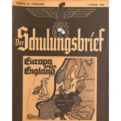 6535	 DER SCHULUNGSBRIEF	 No. 	5	-1940	-	7th year, May	Europa gegen England