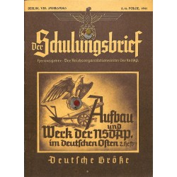6546	 DER SCHULUNGSBRIEF	 No. 	11/12	1941 Südostausgabe	-	8th year	Aufbau und Werk der Partei im deutschen Westen 2.Heft		
