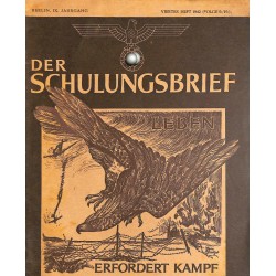 6552	 DER SCHULUNGSBRIEF	 No. 	9/10	-1942	-	9th year	Leben erfordert Kampf		