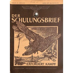 6553	 DER SCHULUNGSBRIEF	 No. 	9/10	-1942	-	9th year	Leben erfordert Kampf			