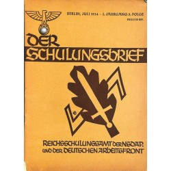 6558	 DER SCHULUNGSBRIEF	 No. 	5	-1934	-	1st year, July	Totalität des Ntionalsozialismus, Nordisches Rasseschicksal im Altertum,