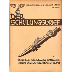 6563	 DER SCHULUNGSBRIEF	 No. 	2	-1935	-	2nd year, February	Aus Horst Wessel's Tagebuch