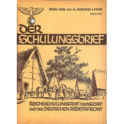 6568	 DER SCHULUNGSBRIEF	 No. 	No. 4	-1935	-	2nd year April	Zum 20.April 1935