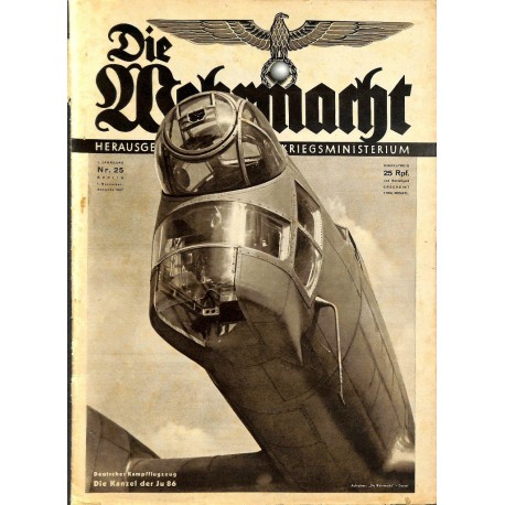 6830	 No. 	25-1937 - November	 DIE WEHRMACHT	 