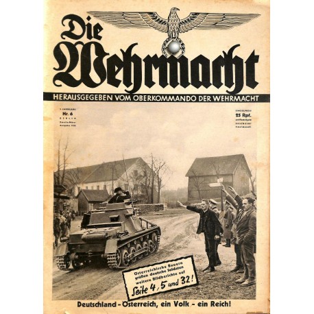 6838	 No. 	6-1938 - März	 DIE WEHRMACHT	 c